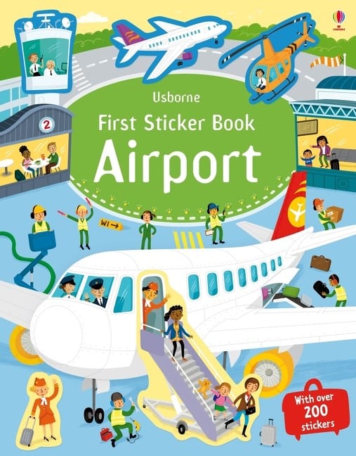First Sticker Book Airport Harper Collins Childrens Lil Tulips