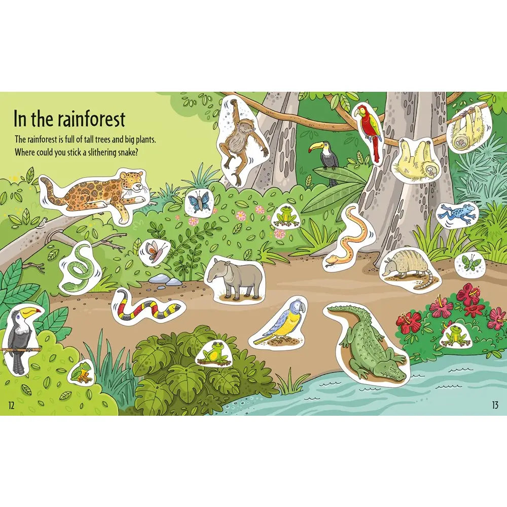 First Sticker Book Animals Harper Collins Childrens Lil Tulips