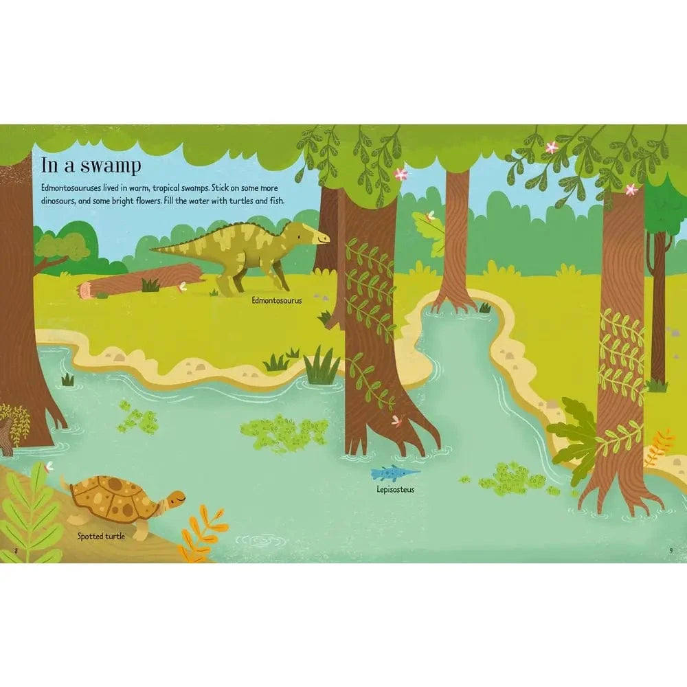 First Sticker Book Dinosaurs Harper Collins Childrens Lil Tulips