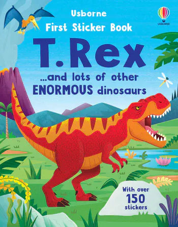 First Sticker Book T. Rex Harper Collins Childrens Lil Tulips