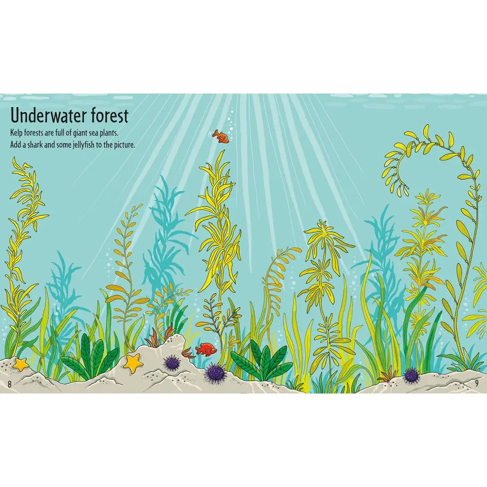 First Sticker Book Under the Sea Harper Collins Childrens Lil Tulips
