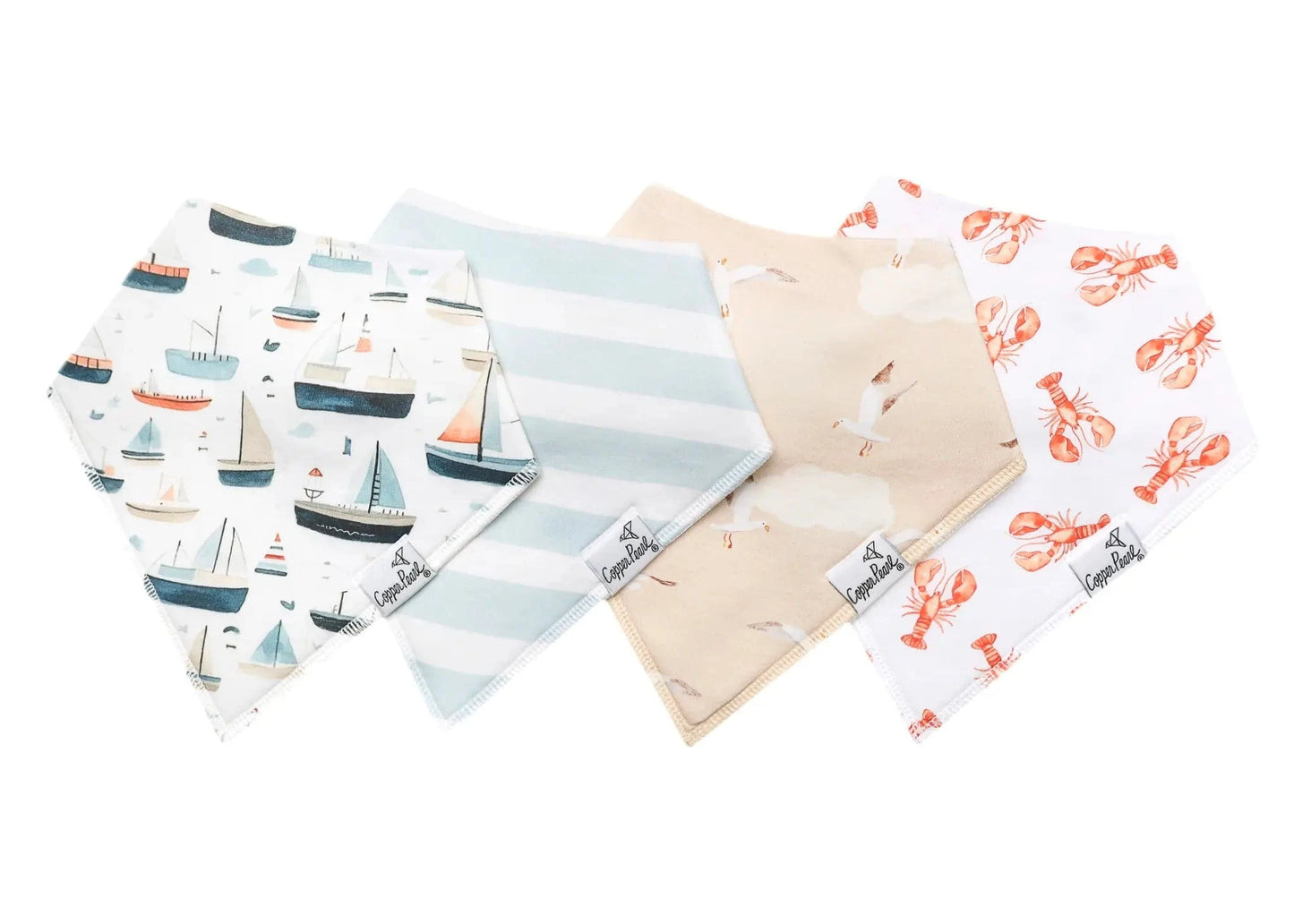Fischer Bandana Bibs Copper Pearl Lil Tulips