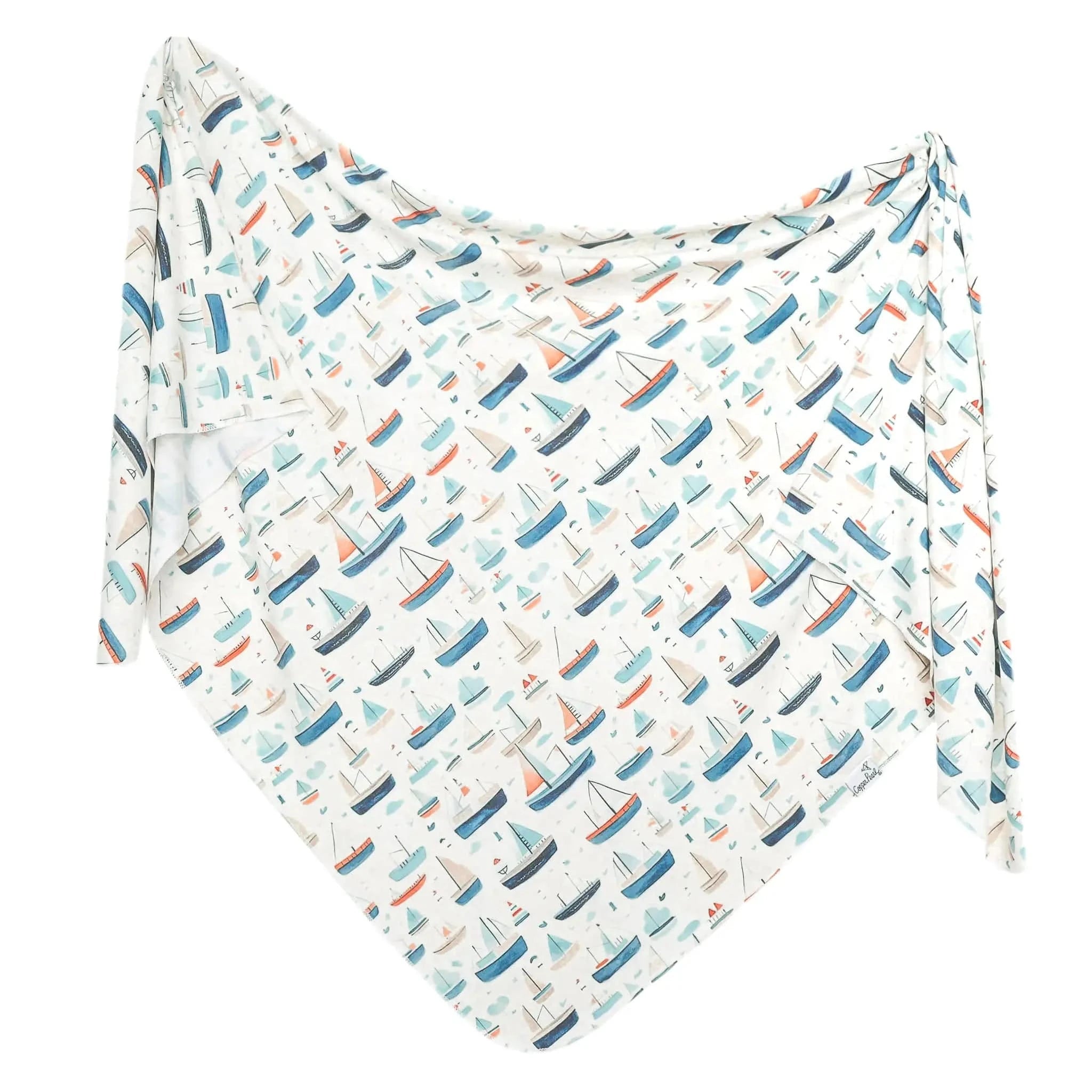 Fischer Knit Swaddle Blanket Copper Pearl Lil Tulips