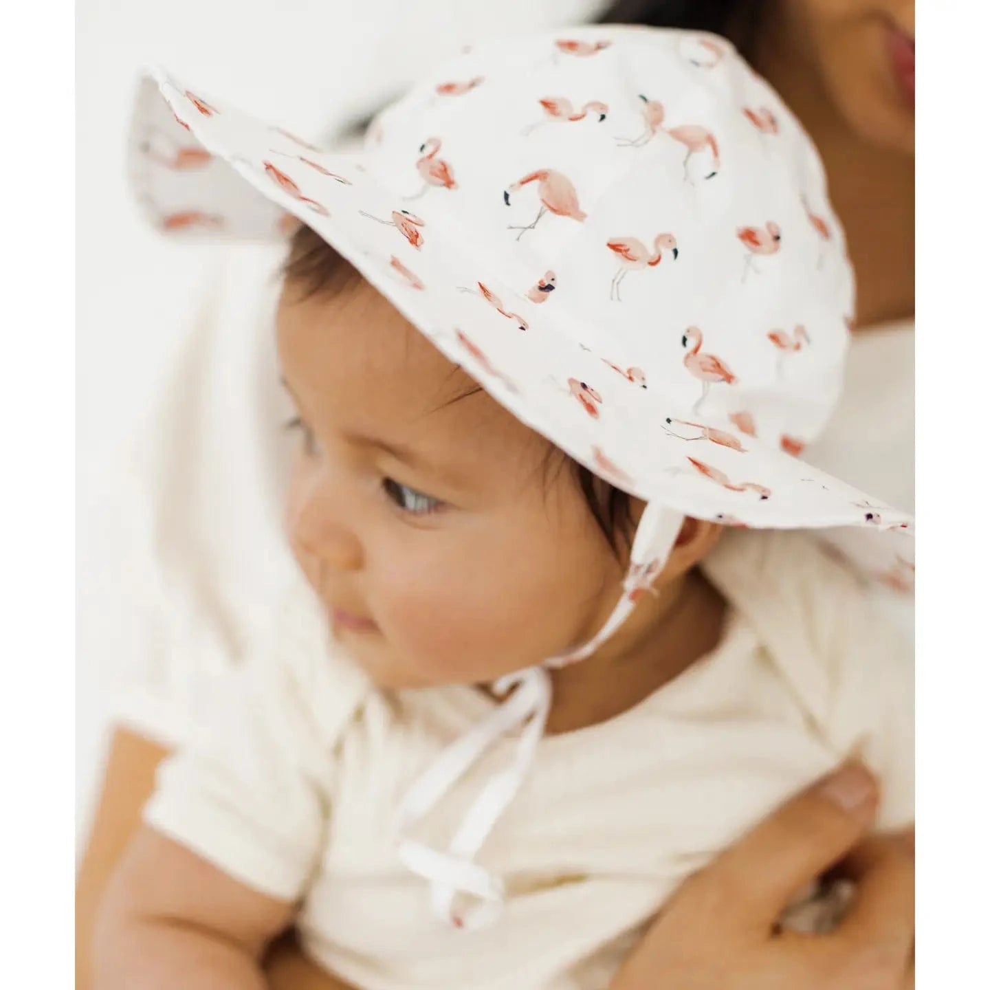 Flamingo Sunhat UPF 50+ Huggalugs Baby & Toddler Clothing Lil Tulips