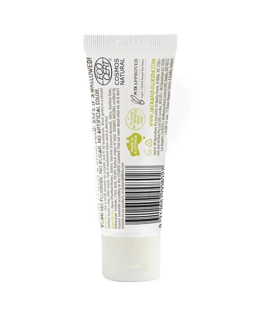 Flavor Free Natural Toothpaste Jack n' Jill Lil Tulips