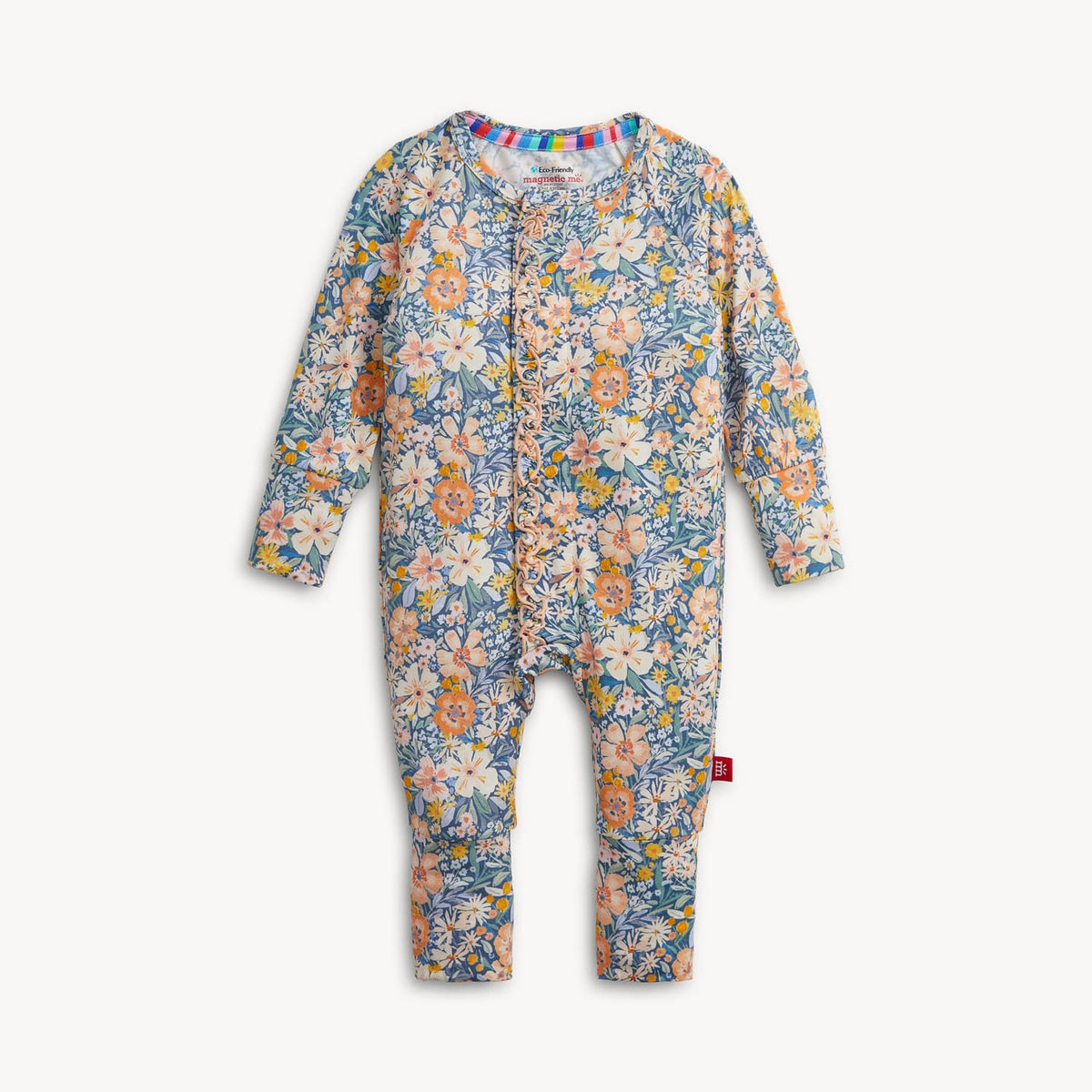 Flora Modal Ruffle Coverall Magnetic Me Lil Tulips