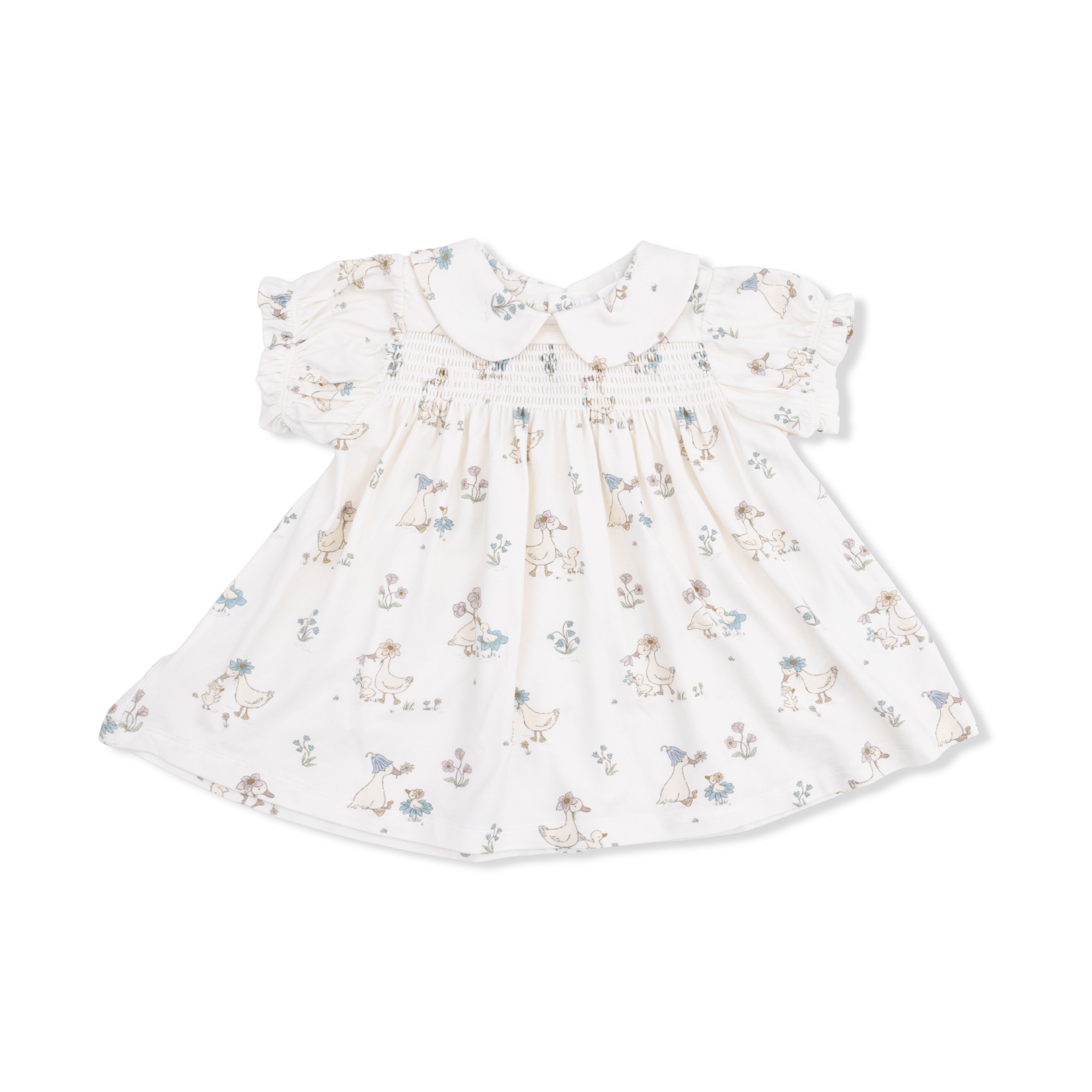 Flower Ducklings - Smocked Dress Set Angel Dear Lil Tulips