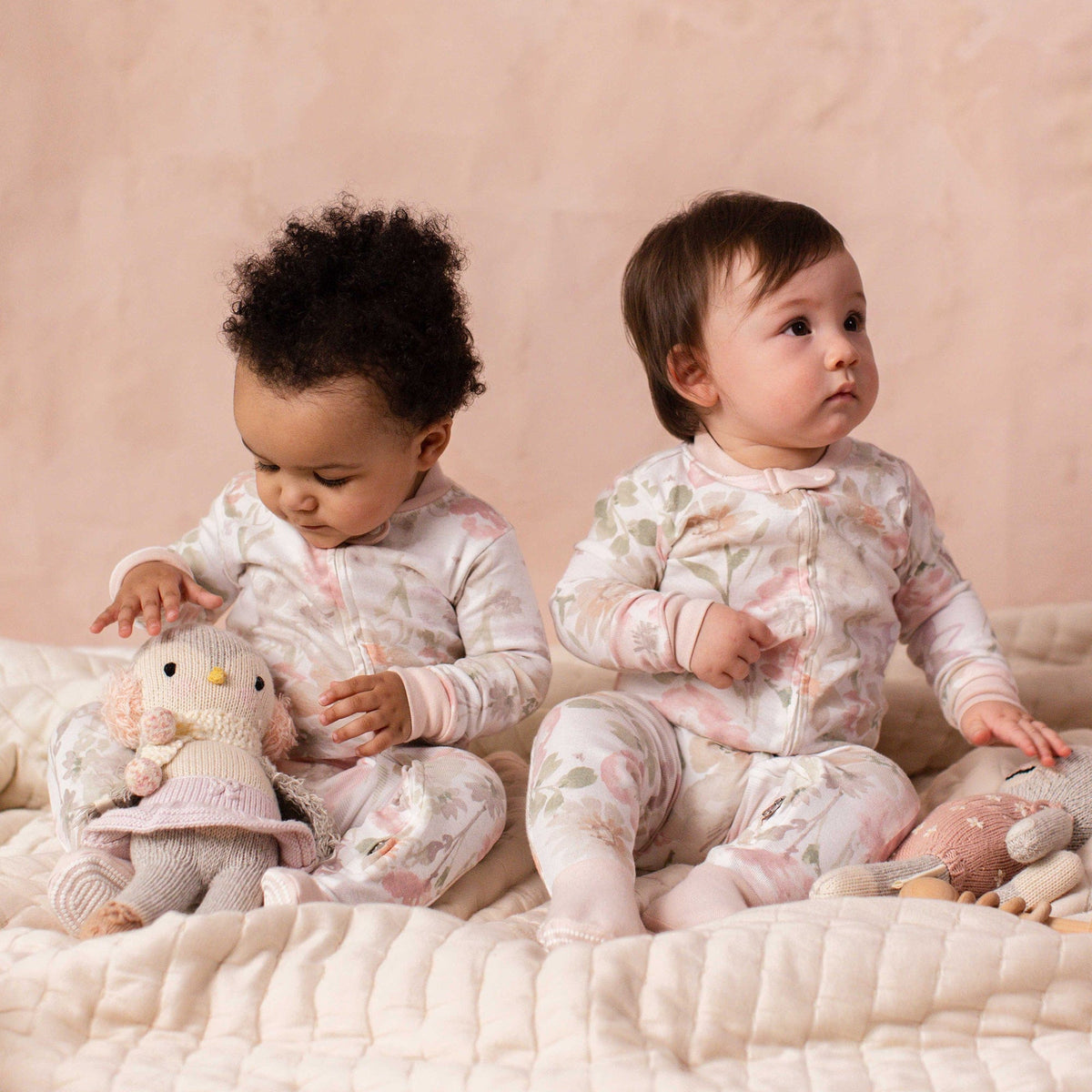 Flower Meadow Organic Cotton Sleep & Play Burt's Bees Baby Lil Tulips