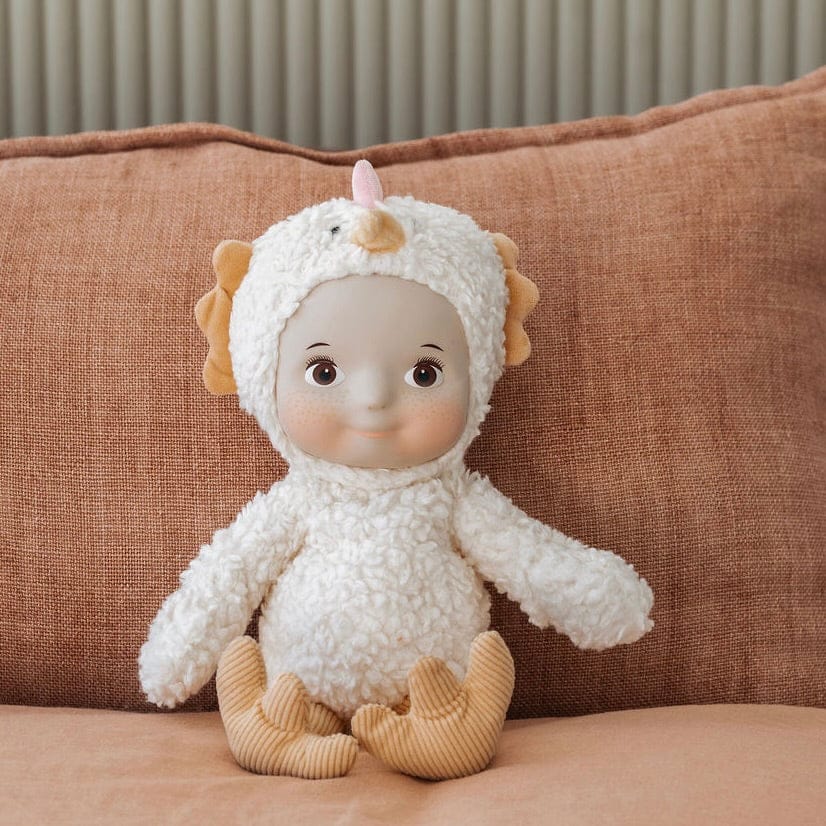 Flynn Chicken Daydreamers Doll and the little dog laughed Lil Tulips