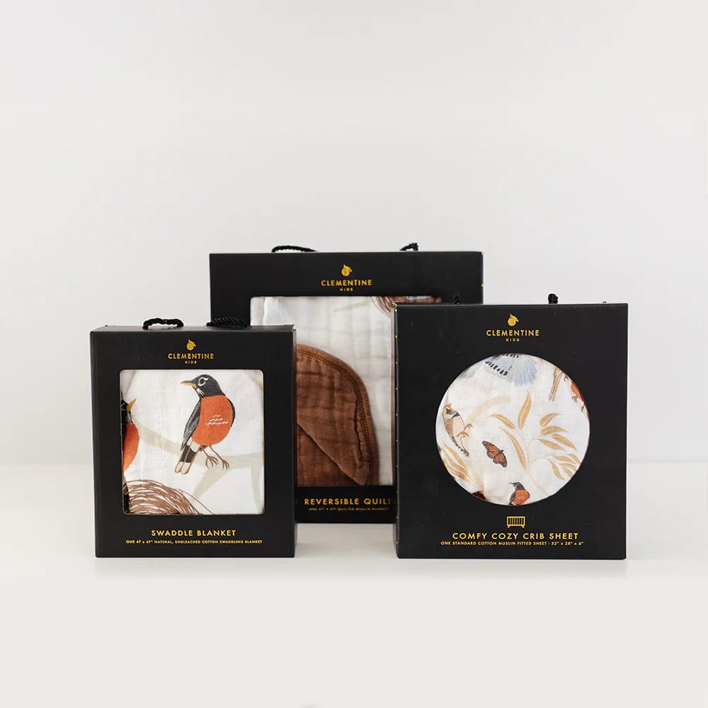 For the Birds Bedding Essentials Bundle Clementine Kids Lil Tulips