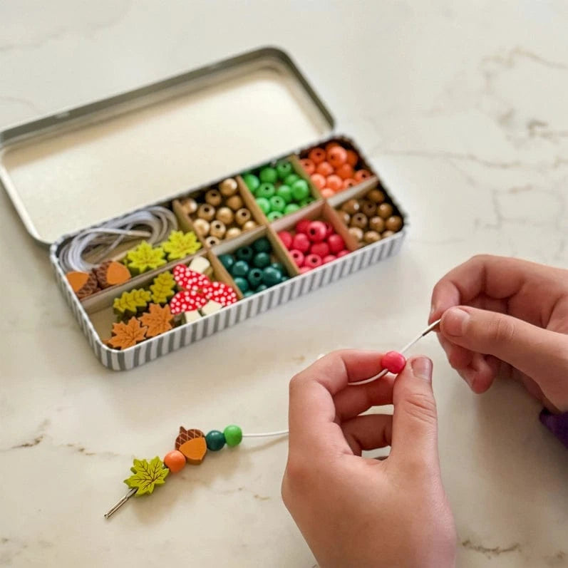 Forest Bracelet Bead Kit (In Tin) Cotton Twist Lil Tulips
