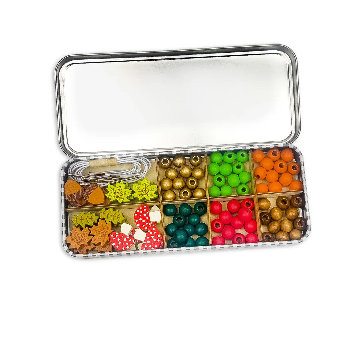 Forest Bracelet Bead Kit (In Tin) Cotton Twist Lil Tulips