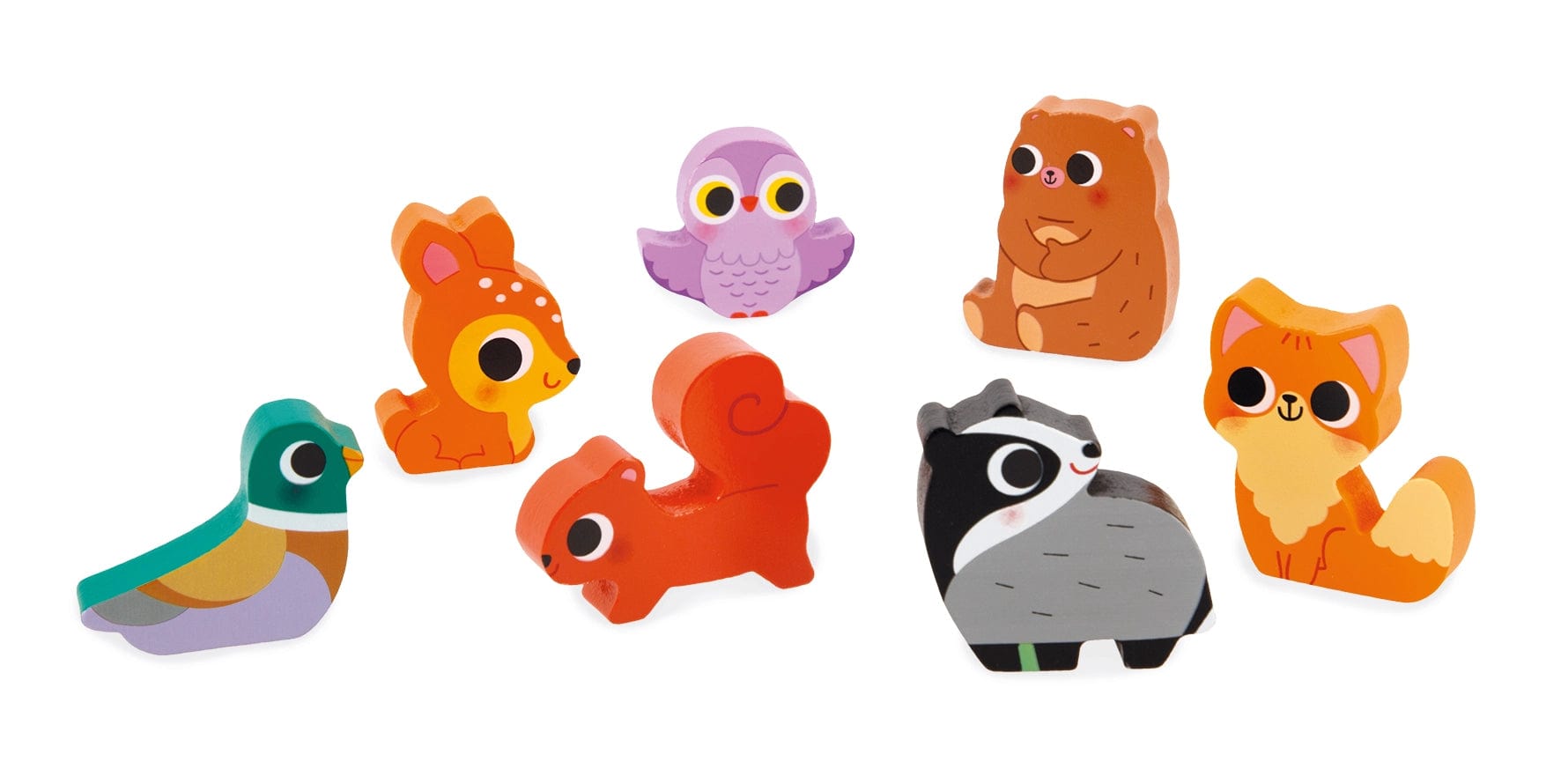 Forest Chunky Puzzle Janod Lil Tulips