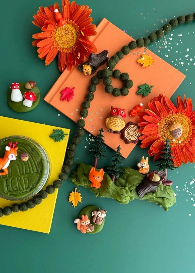 Forest Friends Kiddough Play Kit Earth Grown KidDoughs Lil Tulips