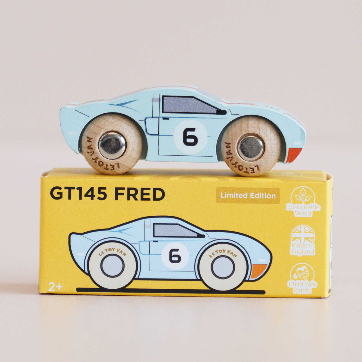 Fred Wooden Vehicle (GT145) Le Toy Van Lil Tulips