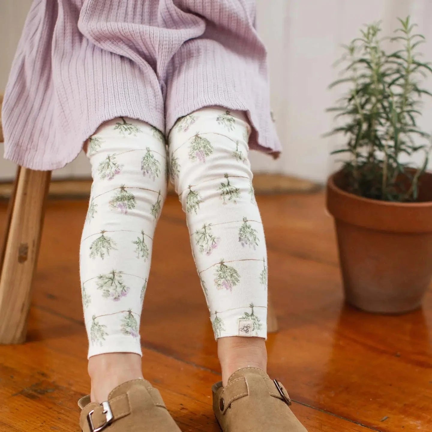 Fresh Herbs Toddler Tunic Set Burt's Bees Baby Lil Tulips