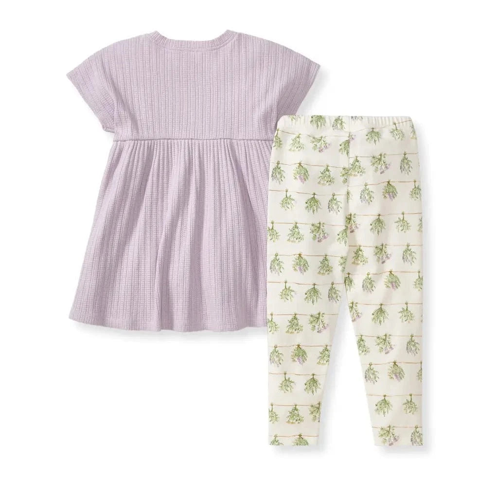 Fresh Herbs Toddler Tunic Set Burt's Bees Baby Lil Tulips