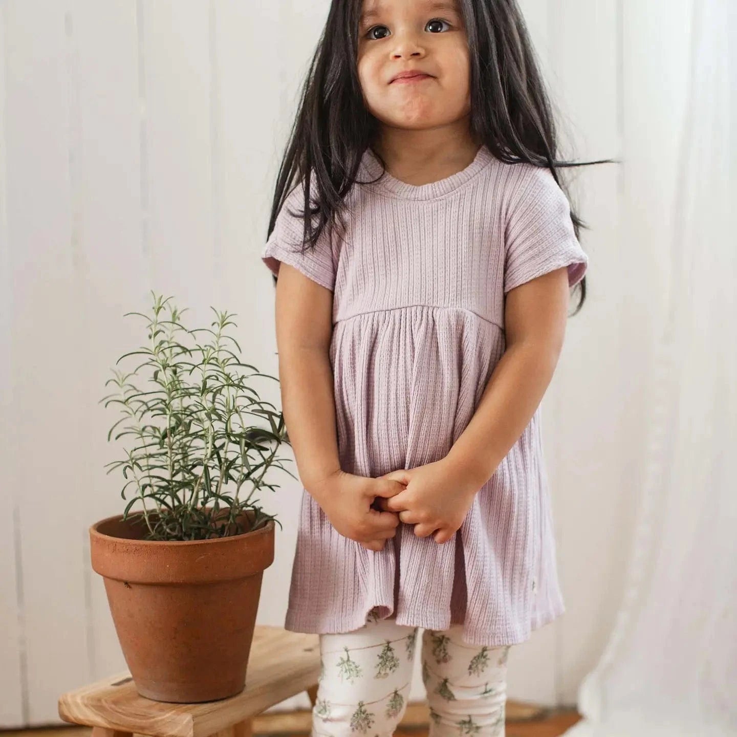 Fresh Herbs Toddler Tunic Set Burt's Bees Baby Lil Tulips