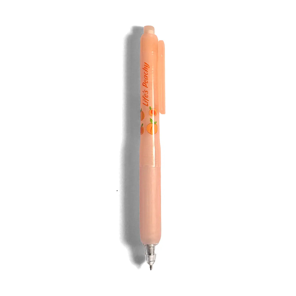 Fresh Squeezed Black Ink Scented Gel Pen - Peach OOLY Lil Tulips