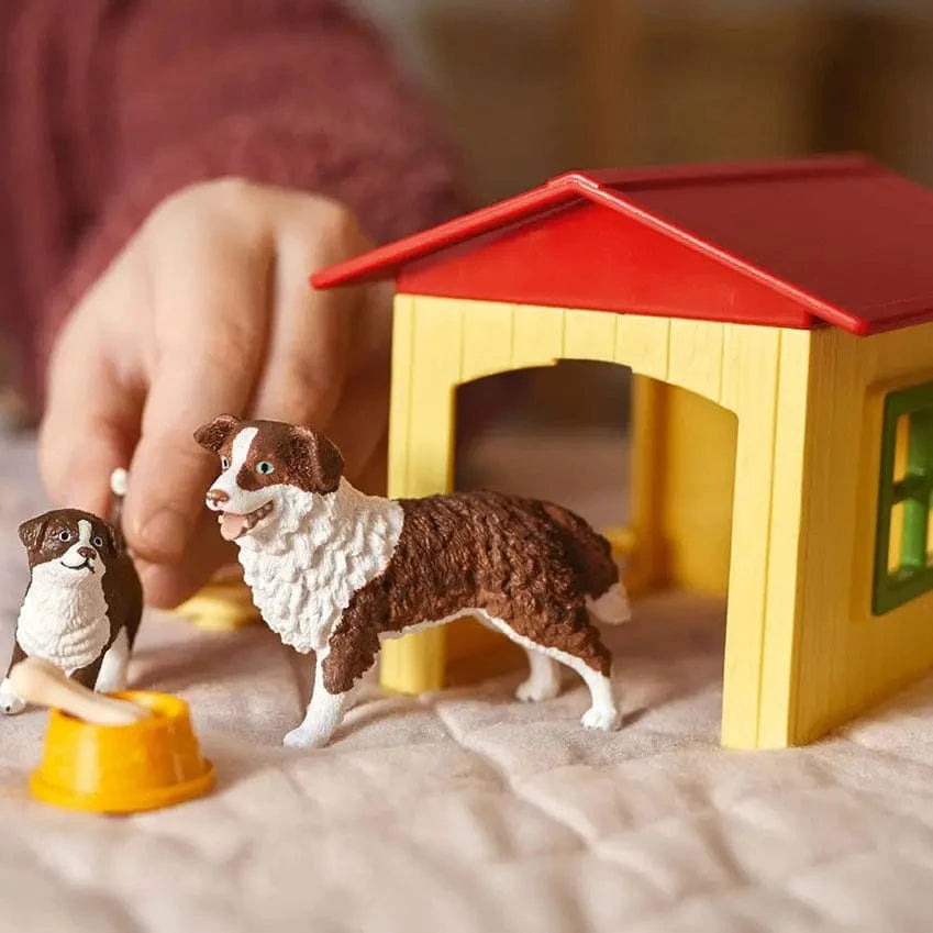 Friendly Dog House Farm Figurine Toys Play Set Schleich Lil Tulips
