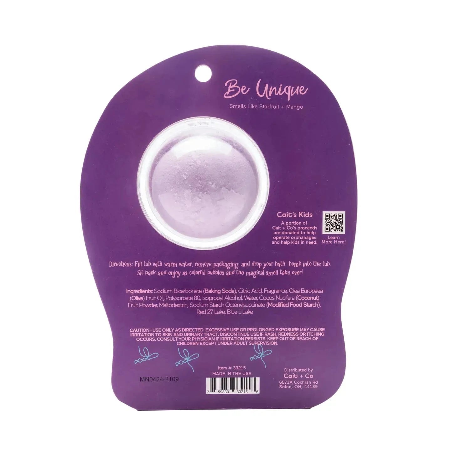 Friendly Monster Bath Bomb - Be Unique Cait + Co Lil Tulips