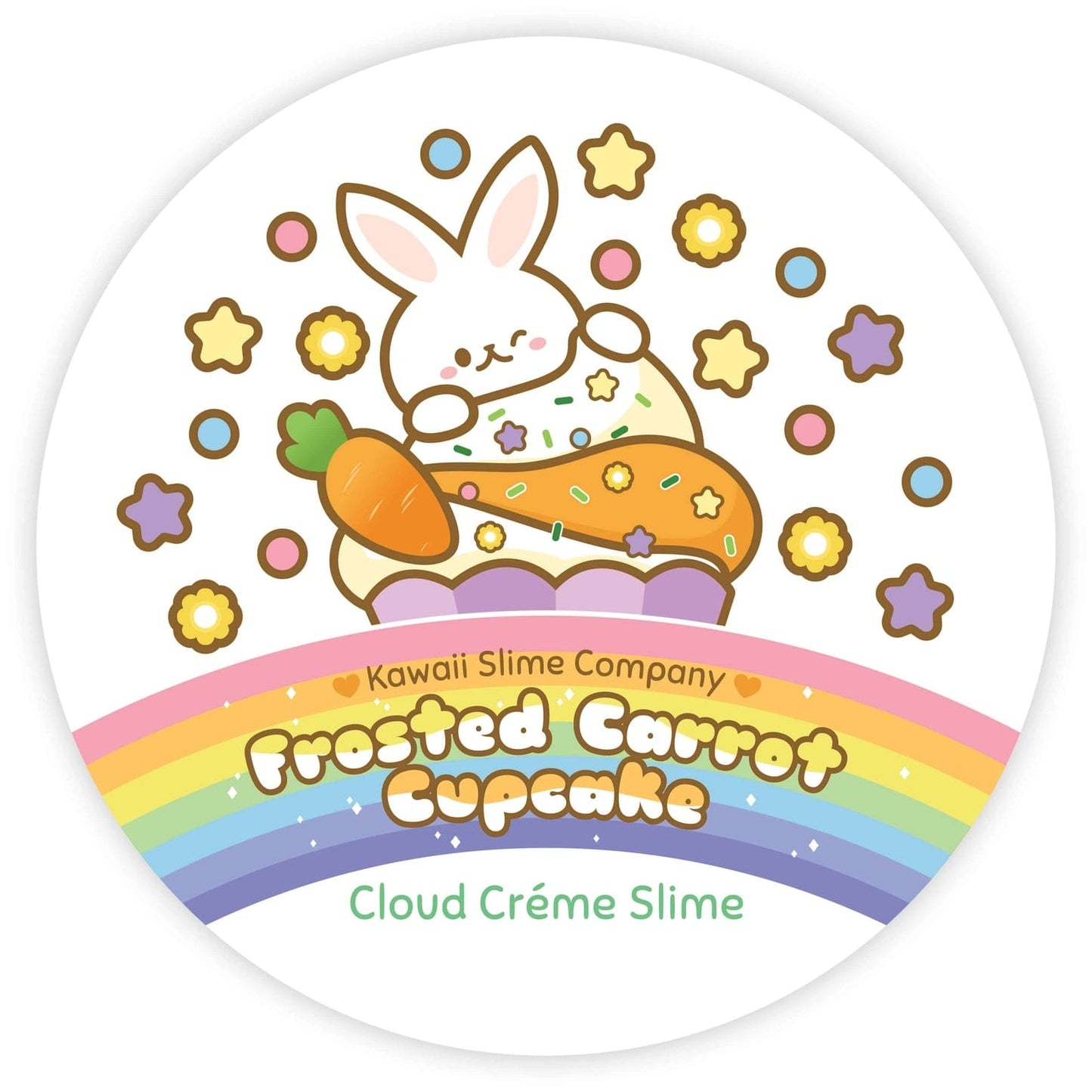 Frosted Carrot Cupcake Cloud Creme Slime Kawaii Slime Company Lil Tulips
