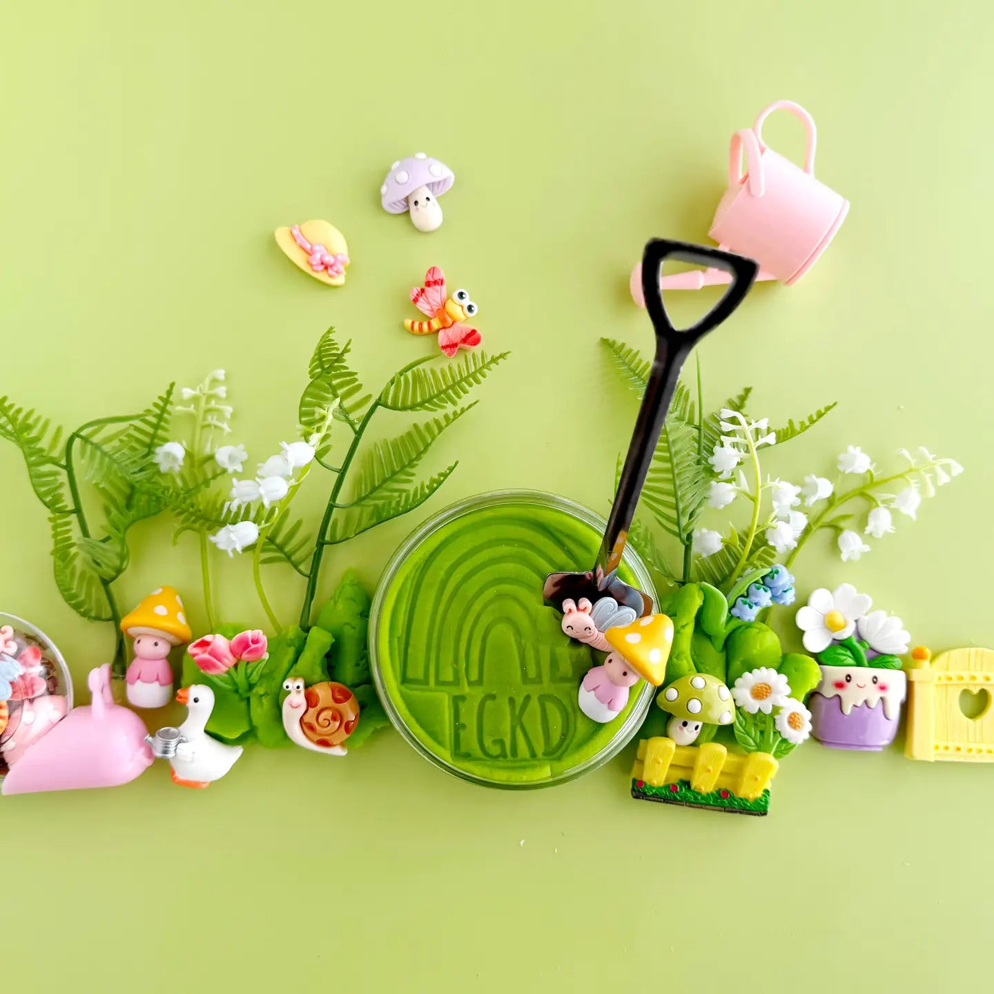 Garden Sensory Play Dough Kit Earth Grown KidDoughs Lil Tulips