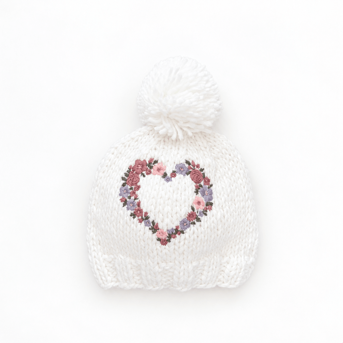 Garland Heart Beanie Hat for Baby & Kids Huggalugs Lil Tulips