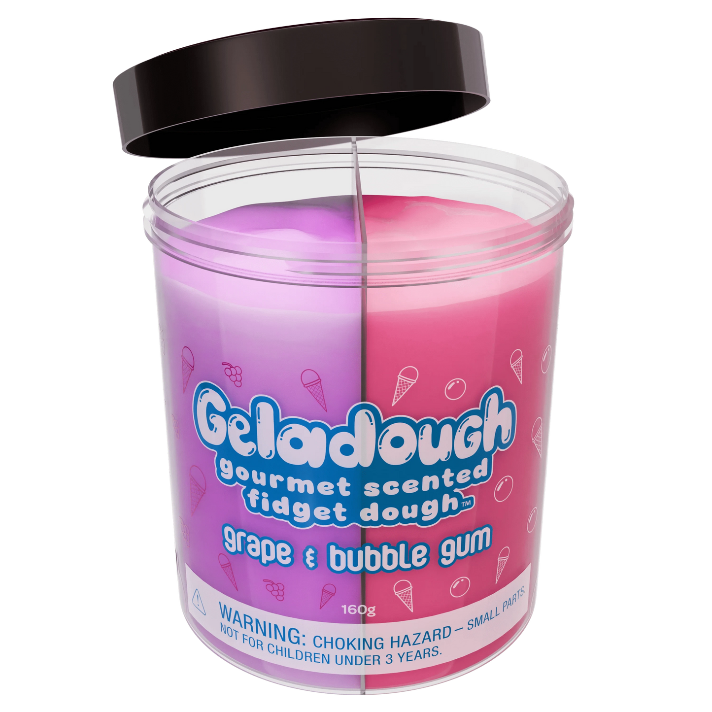 Geladough - Gourmet Scented Slime Dough Grape & Bubblegum Scentco Lil Tulips