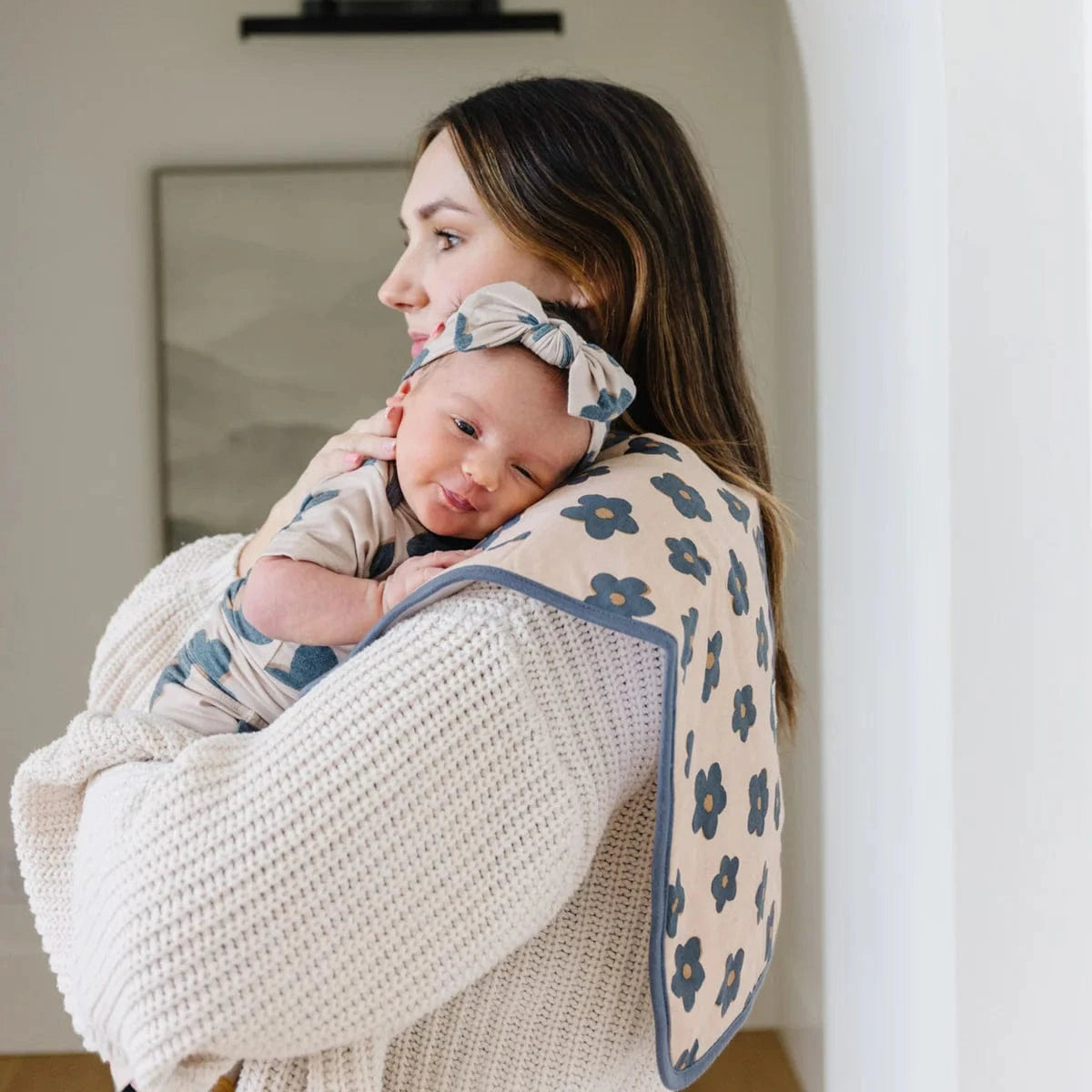Gemma Burp Cloth Set Copper Pearl Lil Tulips