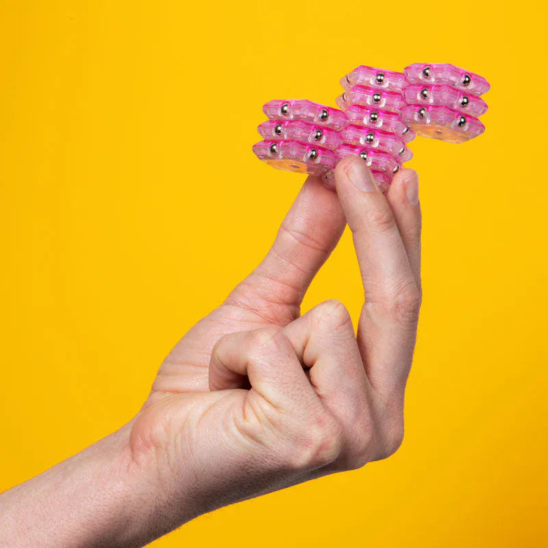 Geode Magnetic Fidget - Rose Quartz Speks Lil Tulips