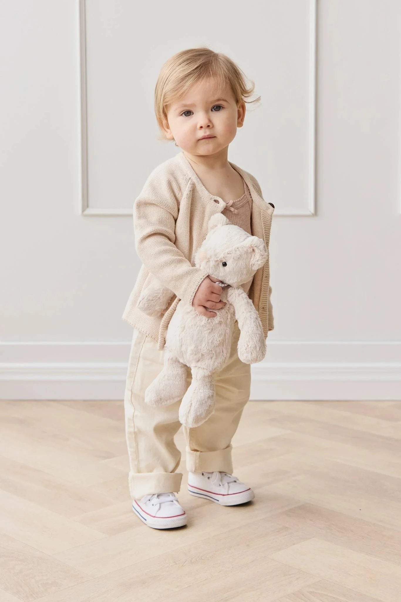 Georgie With Bow 30cm Snuggle Bunnies Lil Tulips