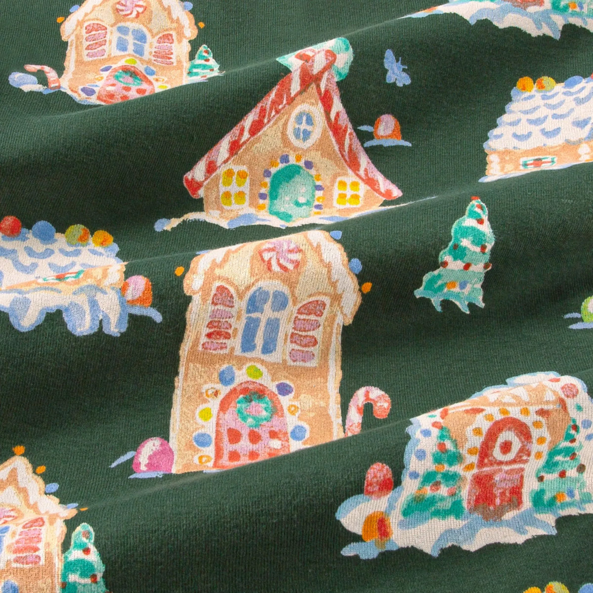 Gingerbread Houses Organic Cotton Sleep & Play Footed Burt's Bees Baby Lil Tulips