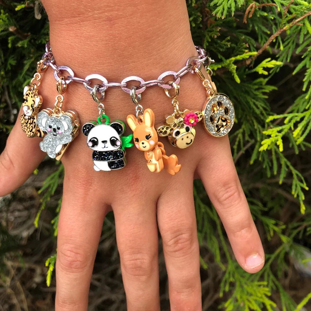 Glitter Panda Charm Charm It! Bracelets Lil Tulips