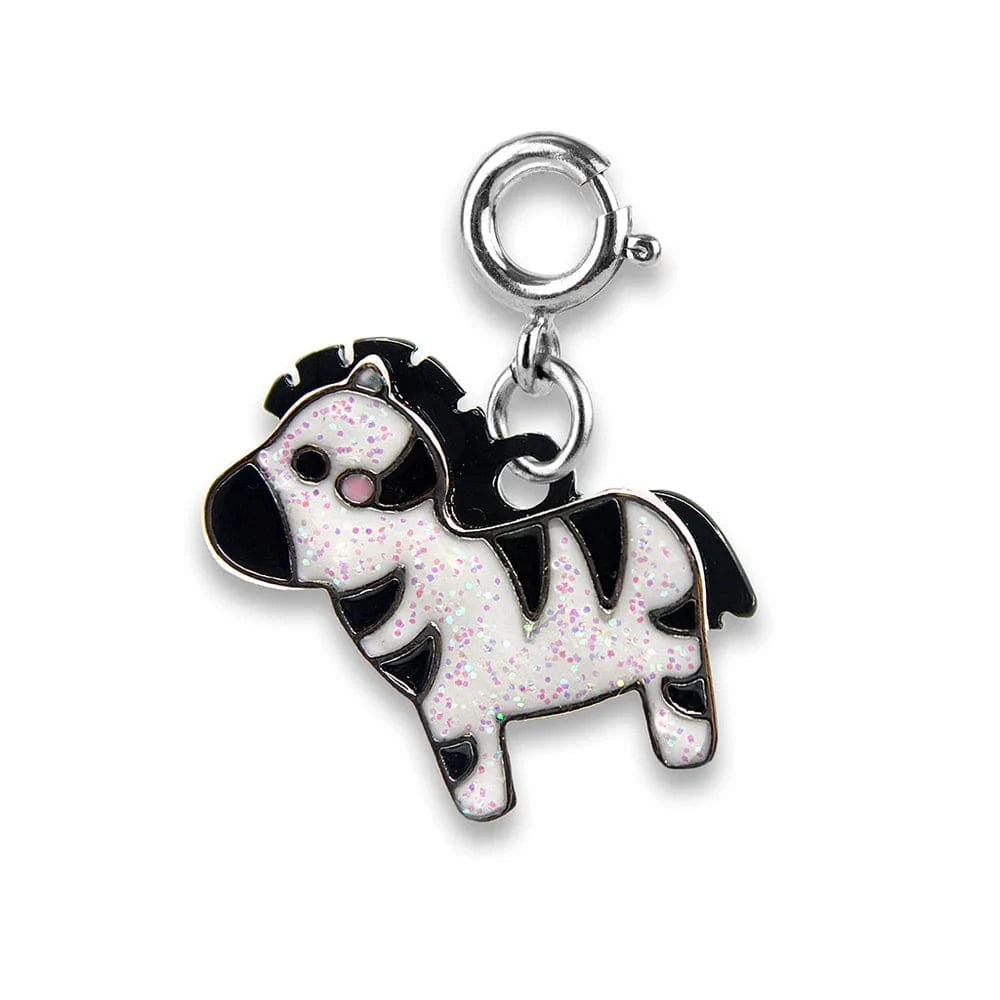 Glitter Zebra Charm Charm It! Lil Tulips
