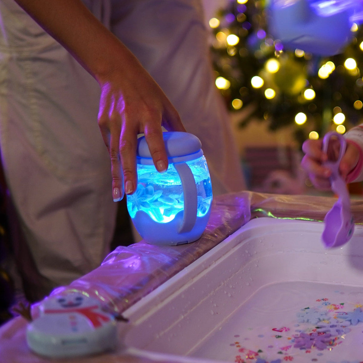 Glo Pals Mini Sensory Play Jar Gift Set - Snowy Glo Pals Lil Tulips