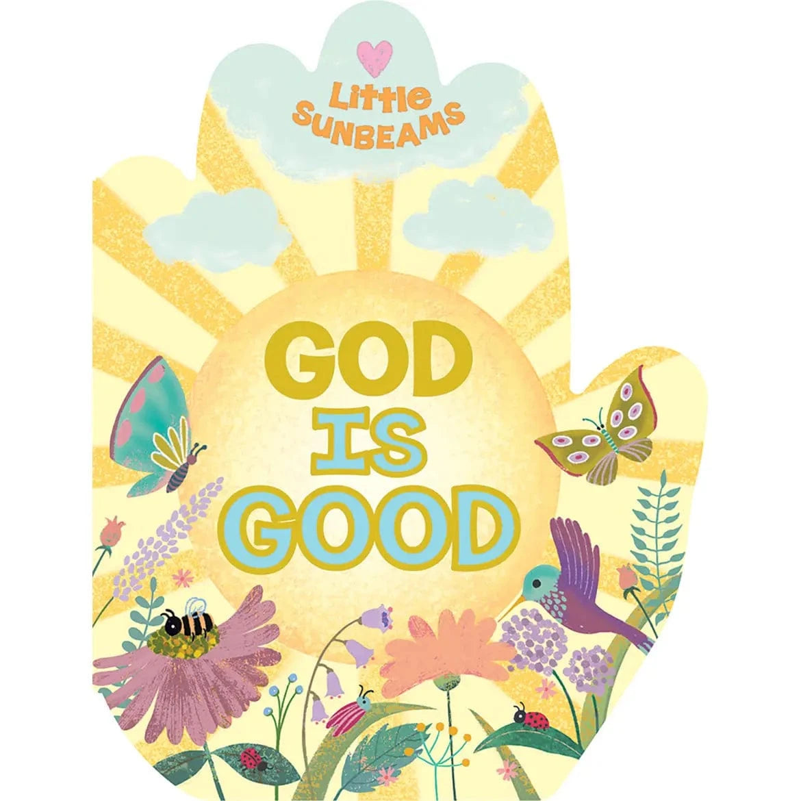 God Is Good Praying Hands Shaped Board Book Cottage Door Press Lil Tulips