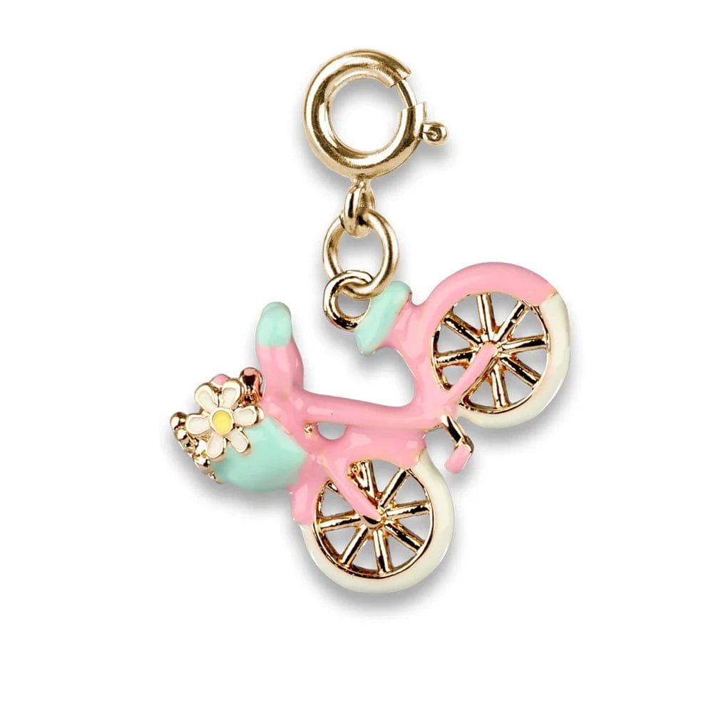 Gold Bicycle Charm Charm It! Lil Tulips