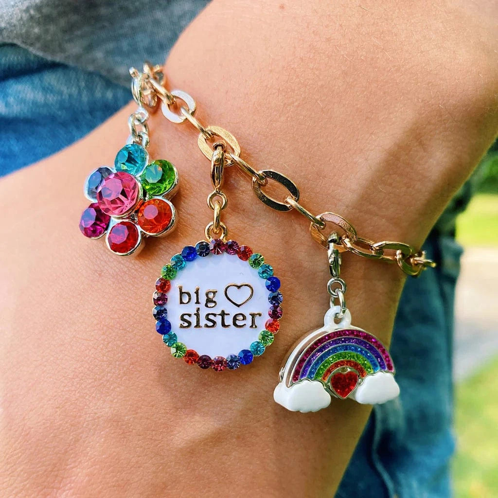 Gold Big Sister Charm Charm It! Bracelets Lil Tulips