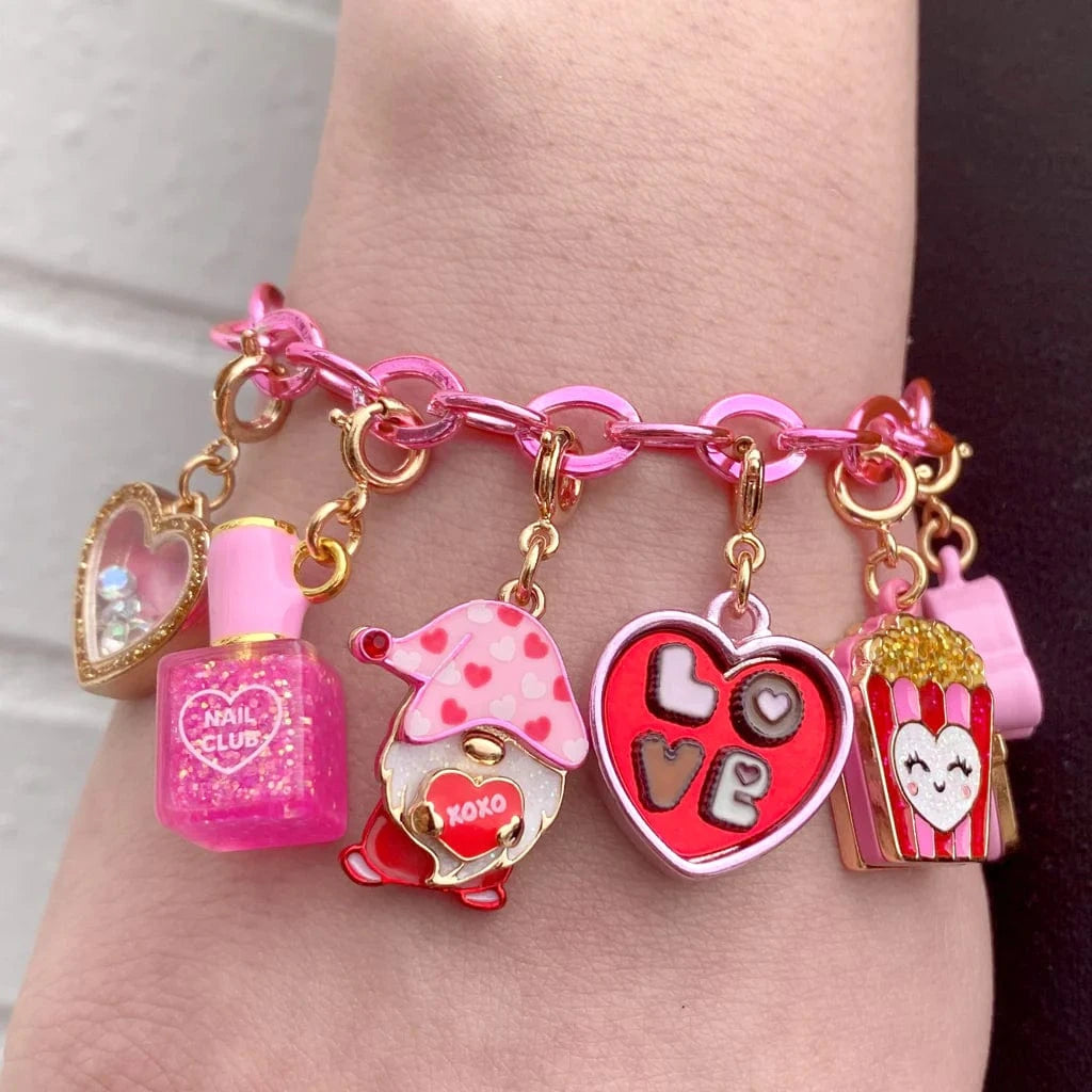 Gold Box of Chocolates Charm Charm It! Bracelets Lil Tulips