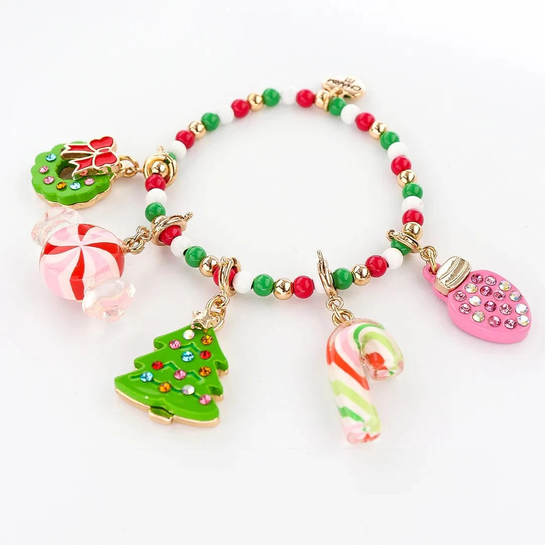 Gold Christmas Light Charm Charm It! Bracelets Lil Tulips