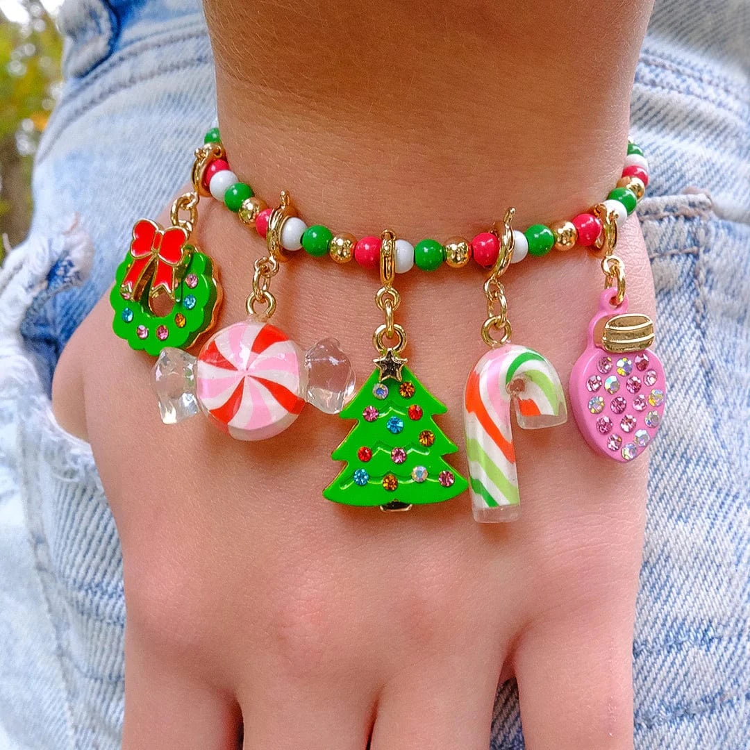 Gold Christmas Light Charm Charm It! Bracelets Lil Tulips