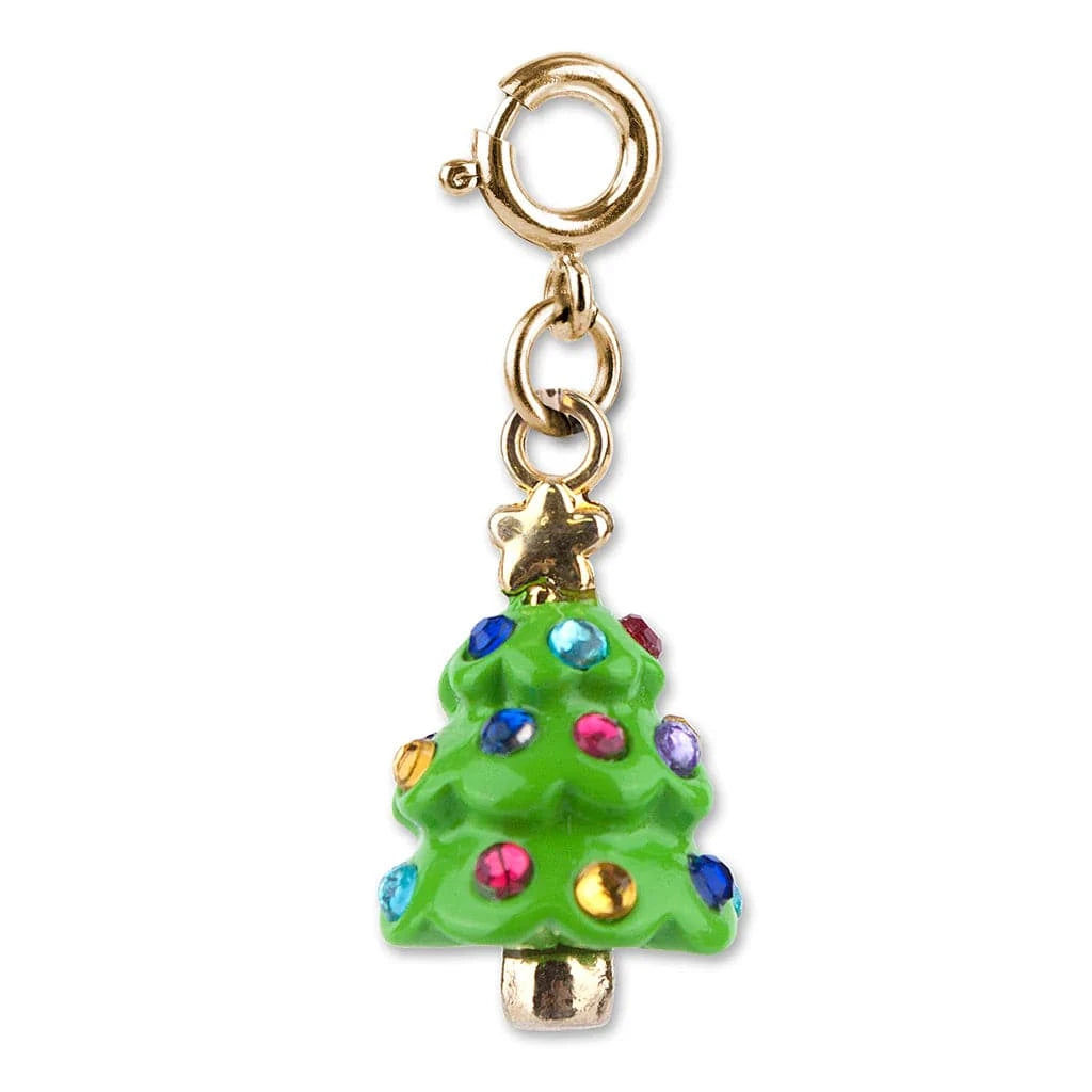Gold Christmas Tree Charm Charm It! Bracelets Lil Tulips