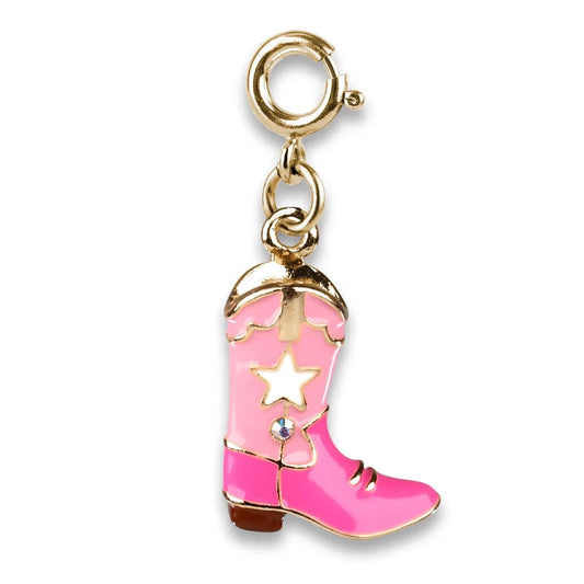 Gold Cowboy Boot Charm Charm It! Lil Tulips