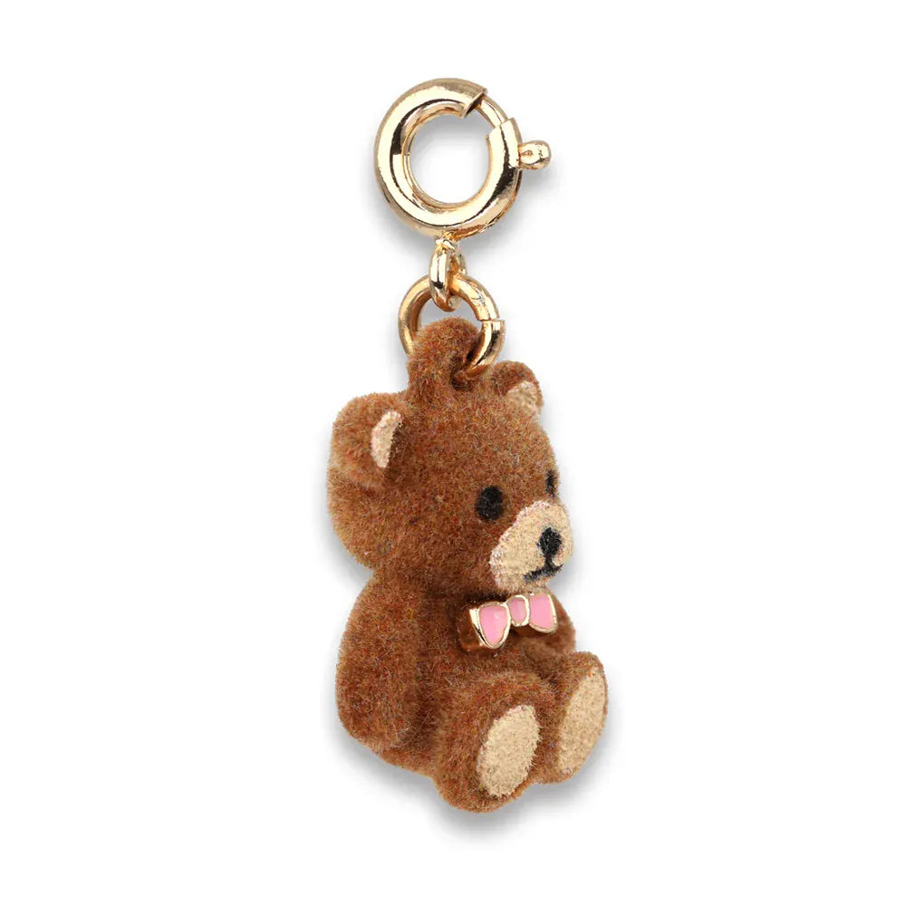 Gold Fuzzy Bear Charm Charm It! Lil Tulips