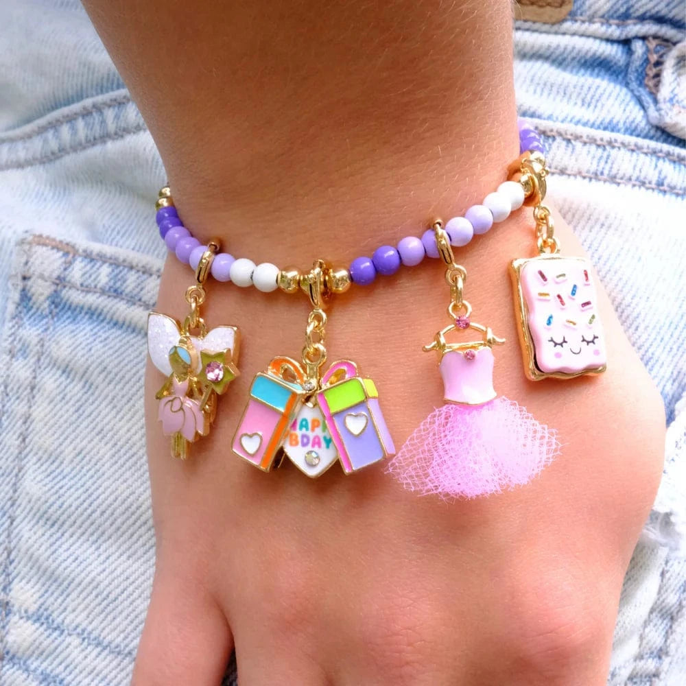 Gold Glitter Fairy Charm Charm It! Lil Tulips