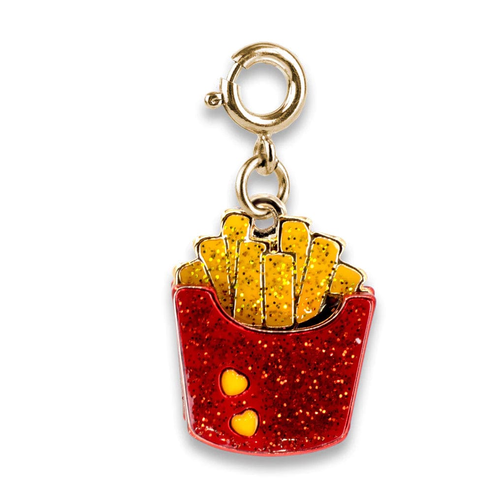Gold Glitter French Fries Charm Charm It! Bracelets Lil Tulips