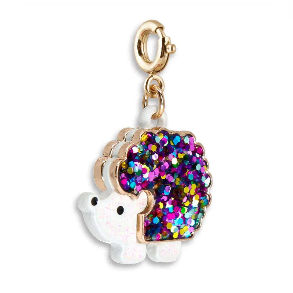 Gold Glitter Hedgehog Charm Charm It! Bracelets Lil Tulips