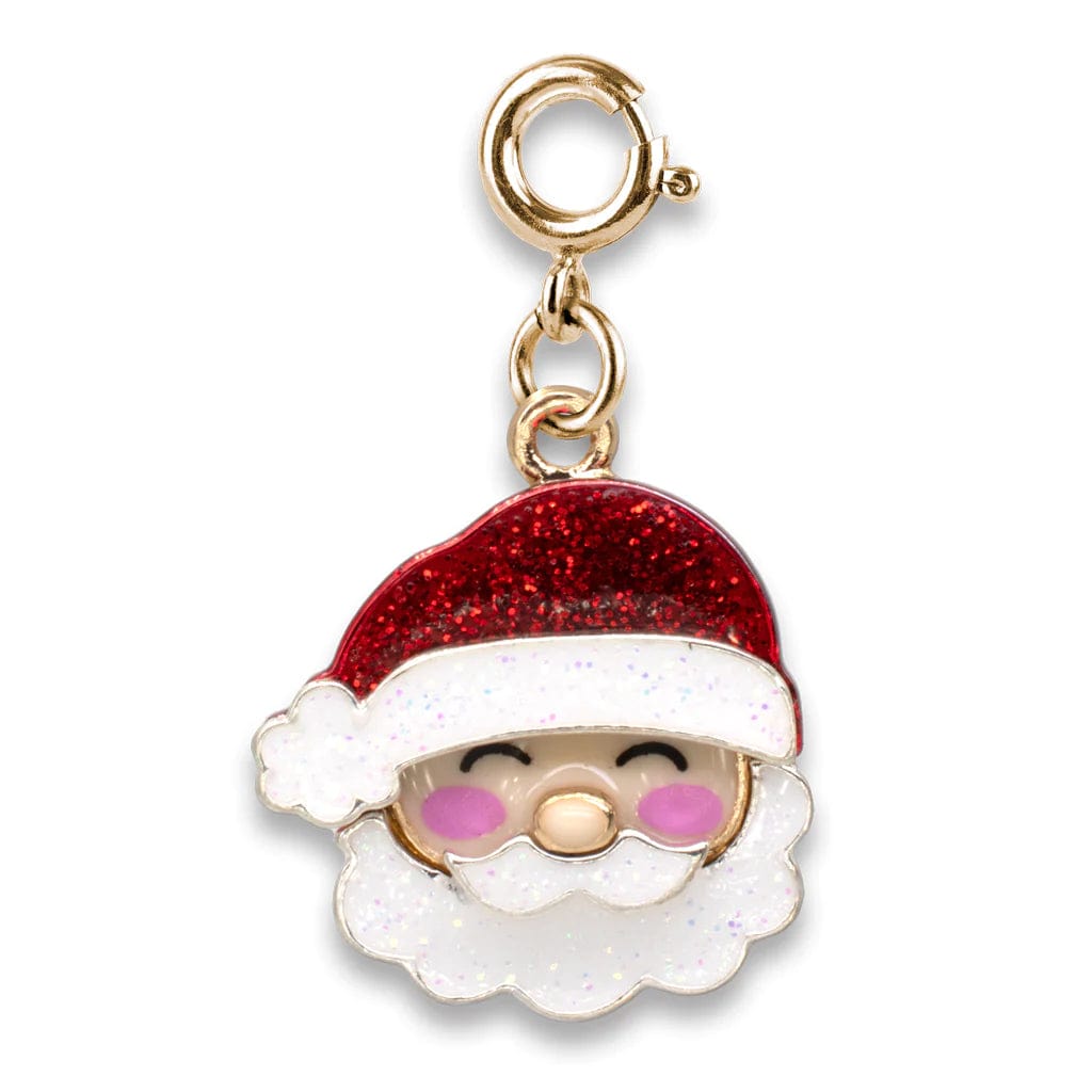 Gold Glitter Santa Claus Charm Charm It! Bracelets Lil Tulips