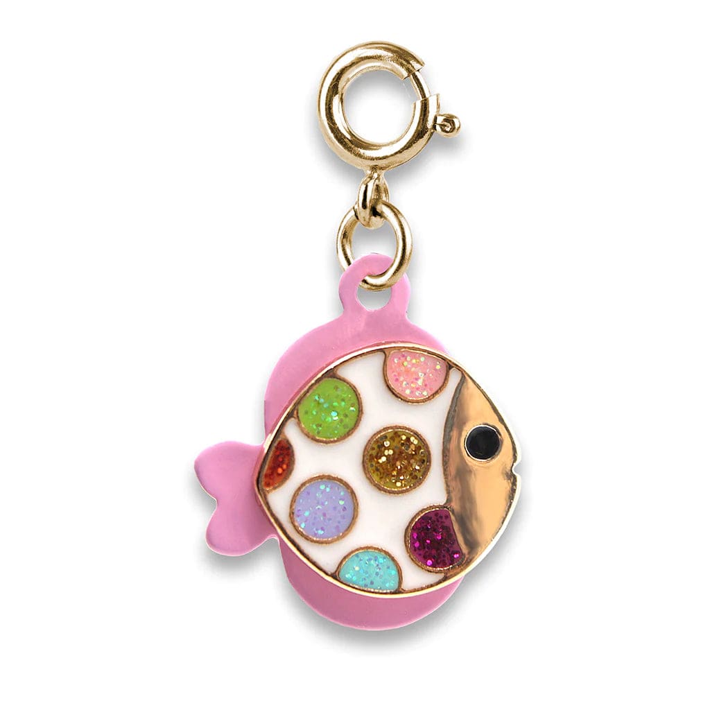 Gold Glitter Tropical Fish Charm Charm It! Bracelets Lil Tulips